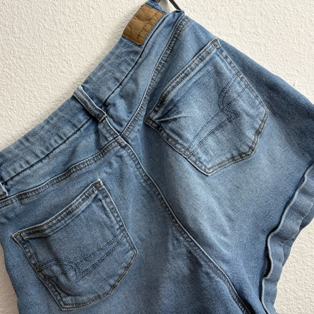 American Eagle AE Curvy Mom Shorts High Rise Stretch Denim size 8 - Picture 13 of 13